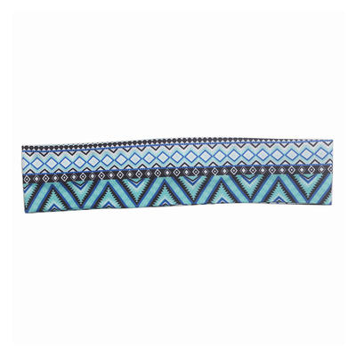 Eco-friendly recycled fabric bright color headband Hawaii geometric pattern  hair accessories