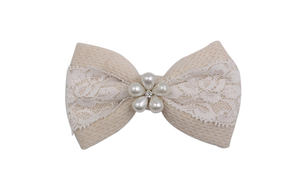 fabric bow hair clip women for girls Duosen Accessory-1